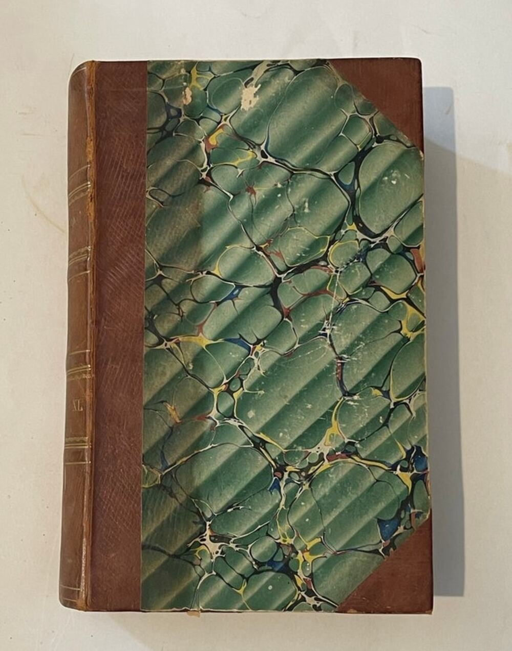 Godey's Lady's Book Vol 31 July-Dec 1845 Hand-Colored Fashion Plates Leather